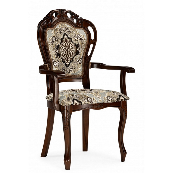 

Обеденный стул Woodville Bronte муса чёрная вишня / патина, 621118