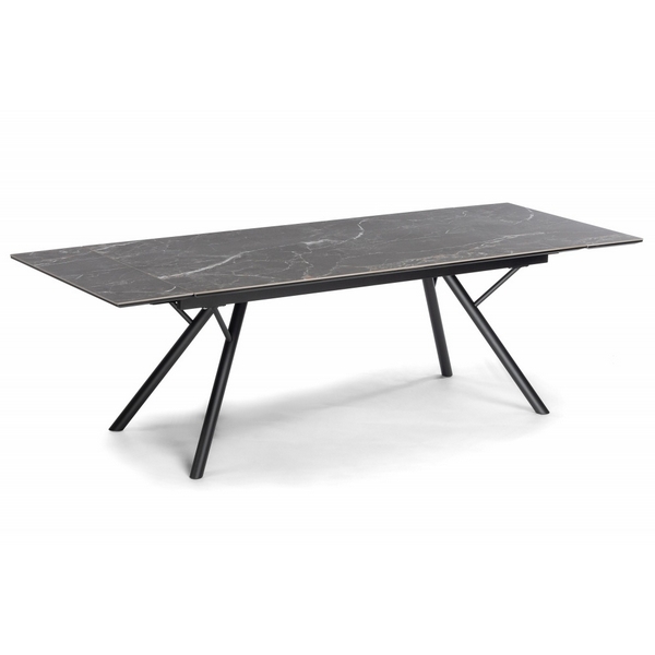 

Кухонный стол Woodville Ворен 180(240)x90 nero markina / черный, 621191