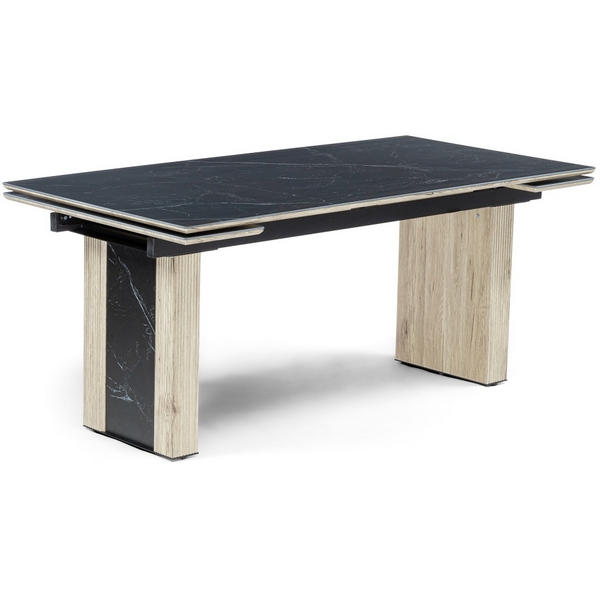 

Кухонный стол Woodville Бернардо 180x90 черный мрамор / дуб монтана, 621197