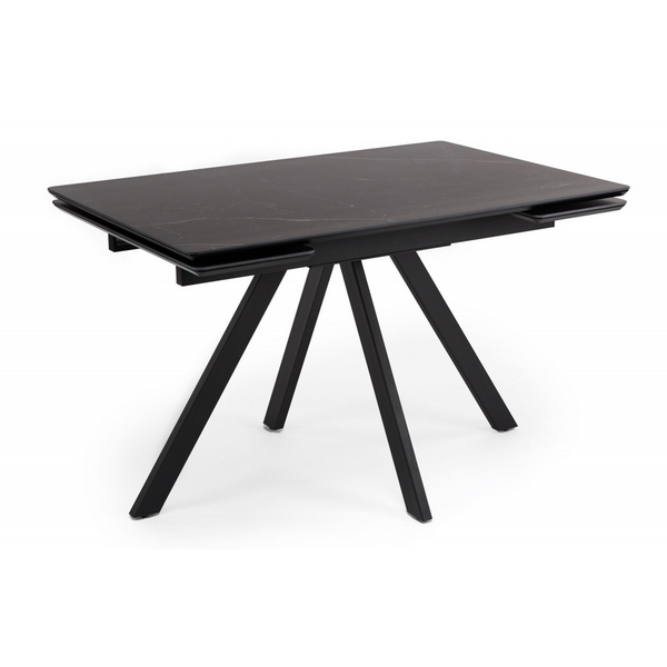 Изображение товара Керамический стол Вилли 120180х80 шекспир блэк черный для кухни