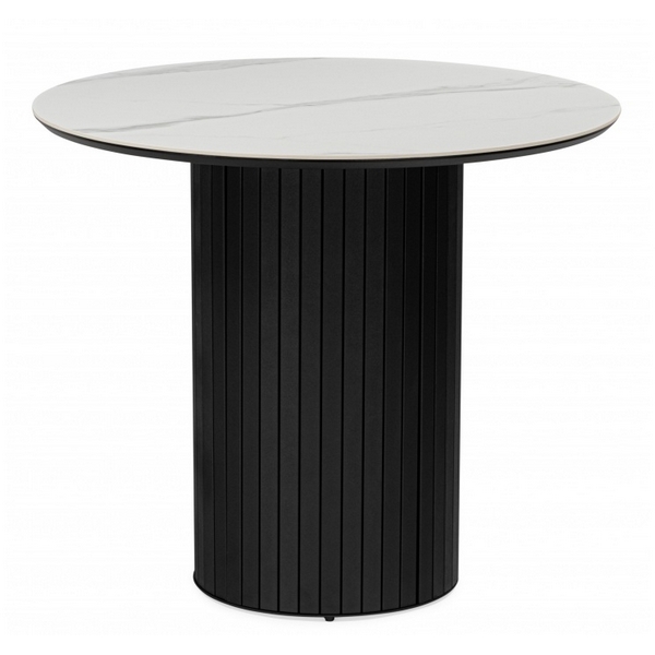 

Кухонный стол Notta Гравент 90 белый мрамор snow white / черный, 625917