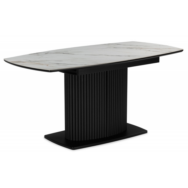 

Керамический стол Фестер 160(205)х90 gilt white / черный 625979 Notta, 625979