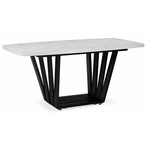 

Кухонный стол Woodville Эудес 160(205)х90 сабия / черный, 631324