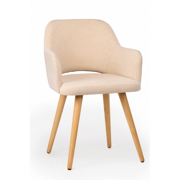 Изображение товара Стул деревянный Эолин бежевый (glory 03) / светлое дерево 631709