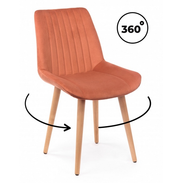 

Стул деревянный Седа 360 терракотовый (zd 432) / светлое дерево np 632429 Notta, 632429