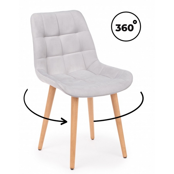 

Стул деревянный Челси 360 светло-серый (zd 960) / светлое дерево np 632449 Notta, 632449