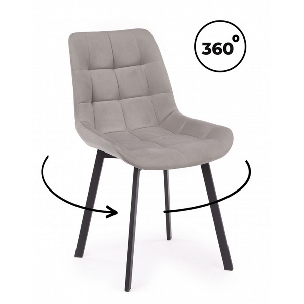 

Стул на металлокаркасе Челси 360 П латте (zd 290) / черный np 632493 Notta, 632493