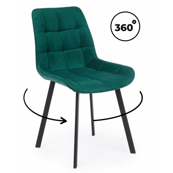 

Стул на металлокаркасе Челси 360 П зеленый (zd 667) / черный np 632515 Notta, 632515