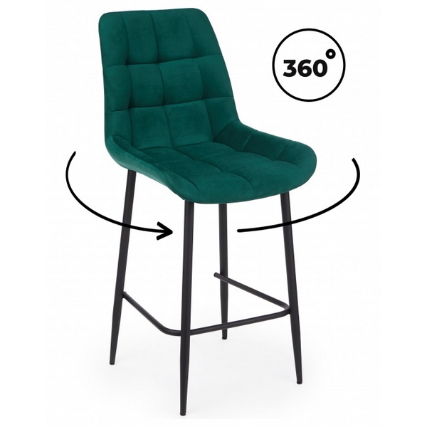 

Барный стул Челси 360 зеленый (zd 667) / черный np 632574 Notta, 632574