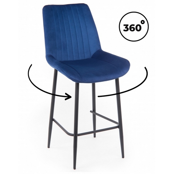 

Барный стул Седа 360 синий (zd 798) / черный np 632622 Notta, 632622