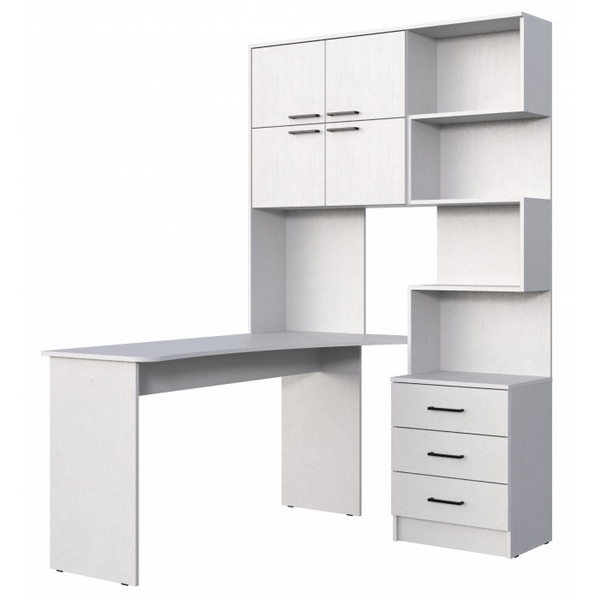 

Компьютерный стол Эльброни левый белый 664904 Woodville, 664904