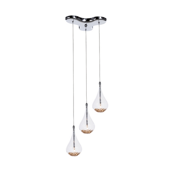 

Подвесной светильник светодиодный Zumaline Perle P0226-03B-F4RK, Прозрачный, Perle P0226-03B-F4RK