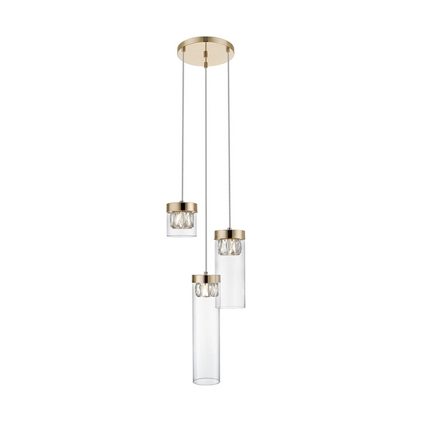 

Подвесной светильник Zumaline Gem P0389-03D-F7AC, Золото, Gem P0389-03D-F7AC