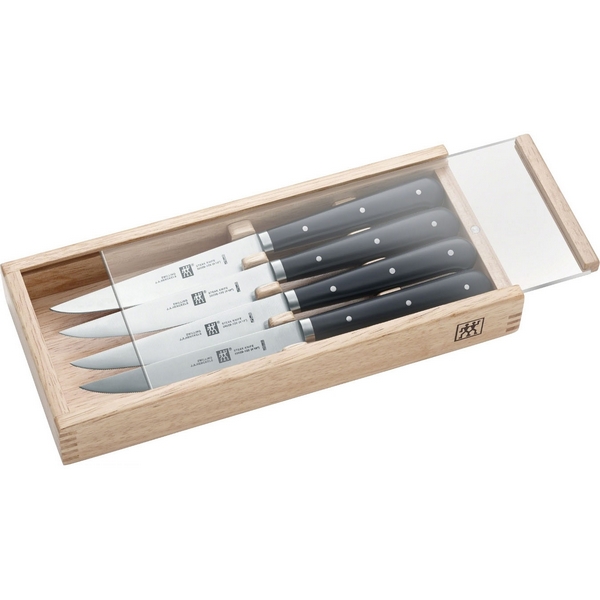 

Набор стейковых ножей 4 пр. в деревянной коробке 39029-004 Zwilling, Steak-Sets 39029-004