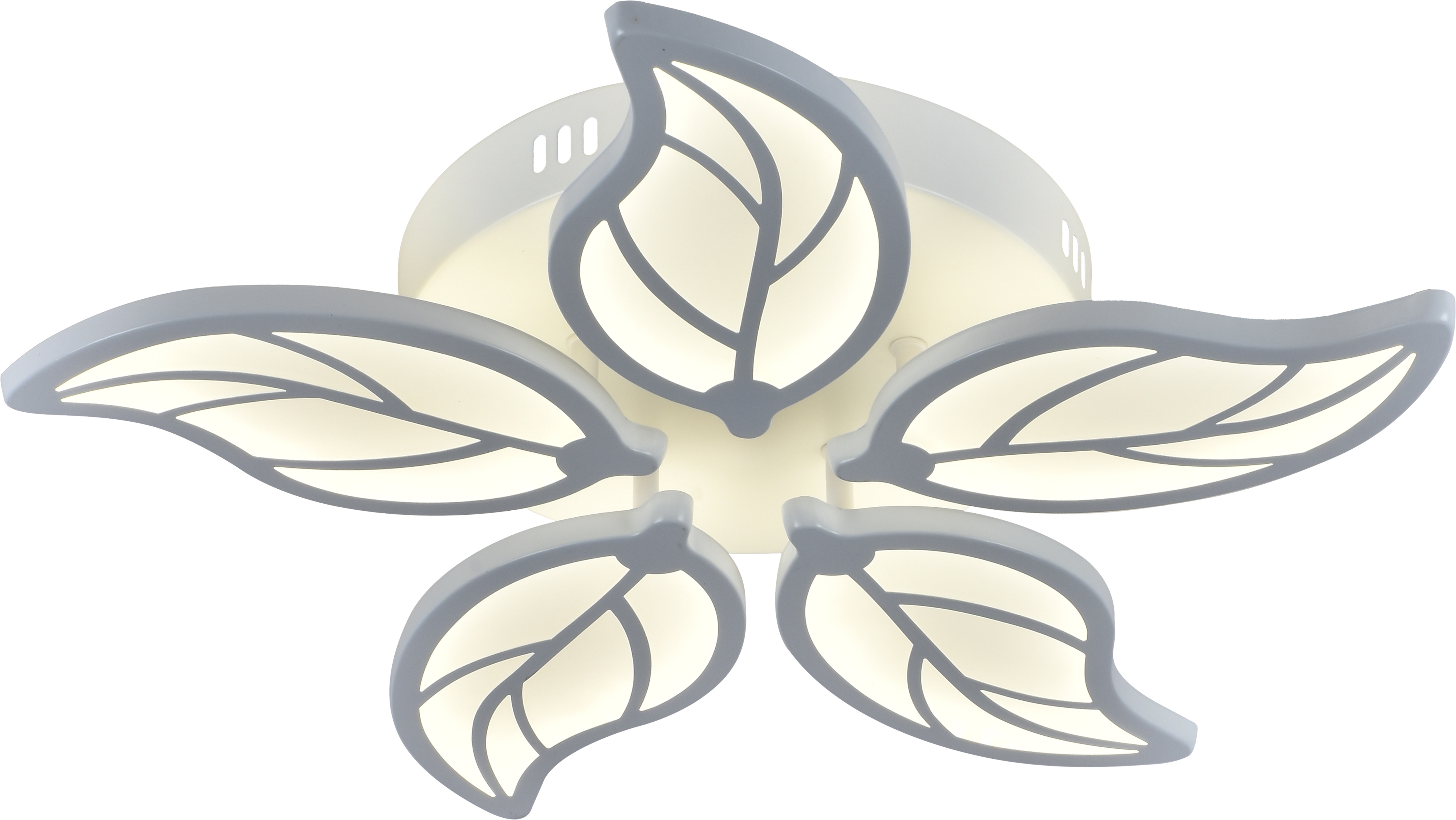 Потолочная люстра светодиодная с пультом регулировкой цветовой ...