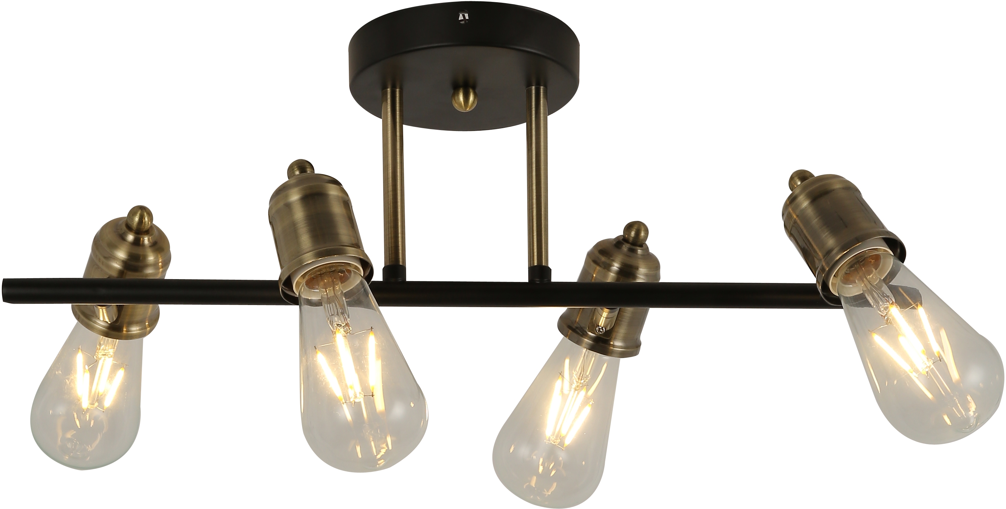 Потолочная люстра на штанге TopLight Jada TL1279D-04AB купить выгодно в ...